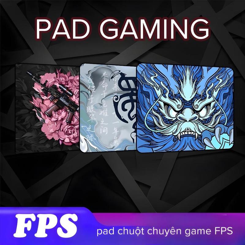 Lót chuột pad chuột chuyên game FPS 40x45cm dày 3mm bề mặt speed chống trượt di chuột cực êm