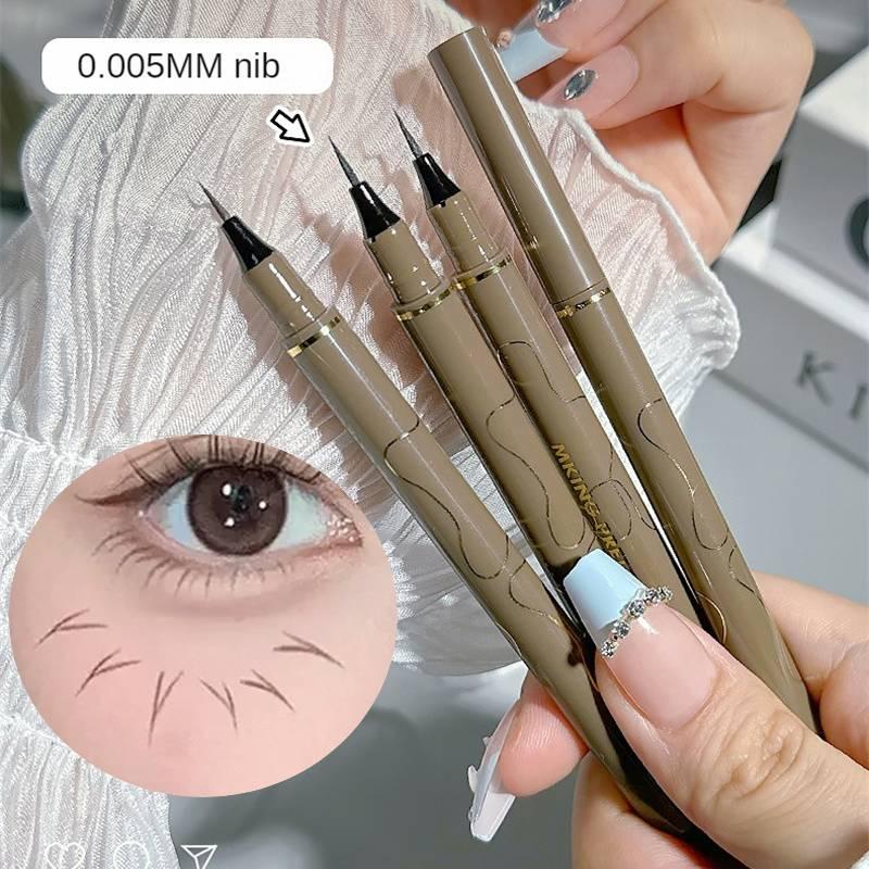 Bút Kẻ Mắt Dạng Lỏng Siêu Mịn, 0.05Mm, Không Thấm Nước, Nhanh Khô, Chống Nhòe Lâu Trôi, Thích Hợp Cho Học Sinh 1