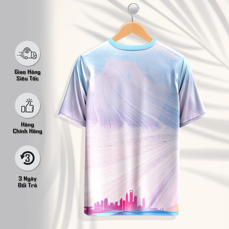 Áo chạy bộ Nam Nữ MARATHON 2024 009 vải co dãn, thoáng khí, hút mồ hôi nhanh 1