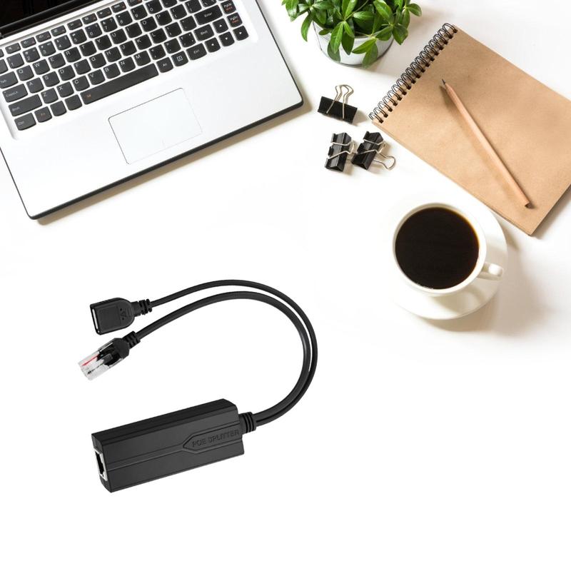 FENG USB POE Splitter PoE Separator 48V To 5V Converters For Networking Accessories 1