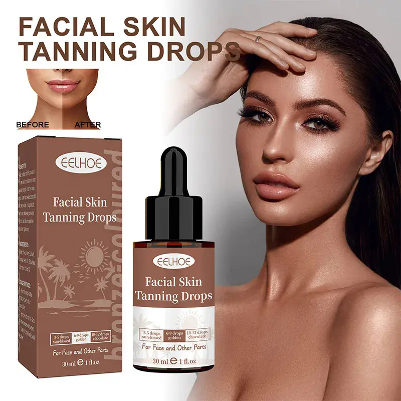 Facial Skin Tanning Cream Outdoor Sun Skin Natural Suntan Protection Fast Face Tanning Bronzer Tan Skin Cream