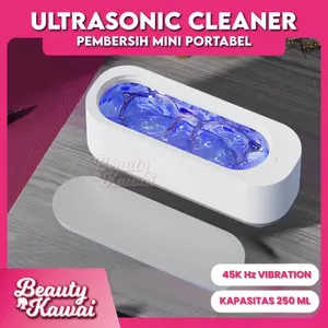 Alat Pembersih Multifungsi 45Khz Ultrasonic Portable Cleaner Perhiasan Cincin Kacamata