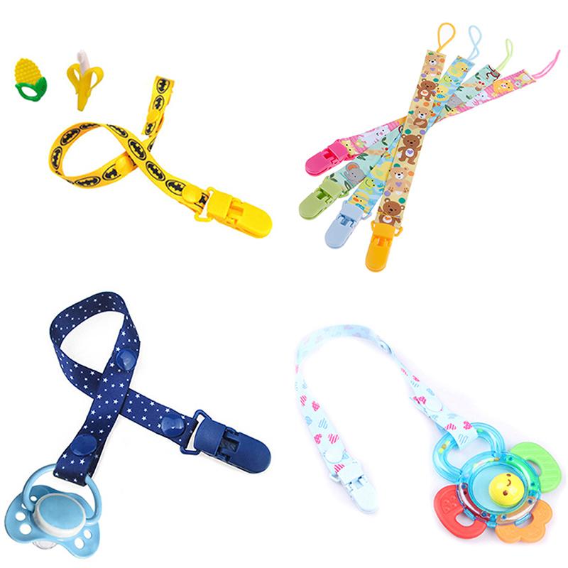Product Introduction of 1Pc Adjust Baby Pacifier Clip Chain Ribbon Dummy Holder Soother Pacifier Clips Strap Nipple Holder for Infant Feeding 7