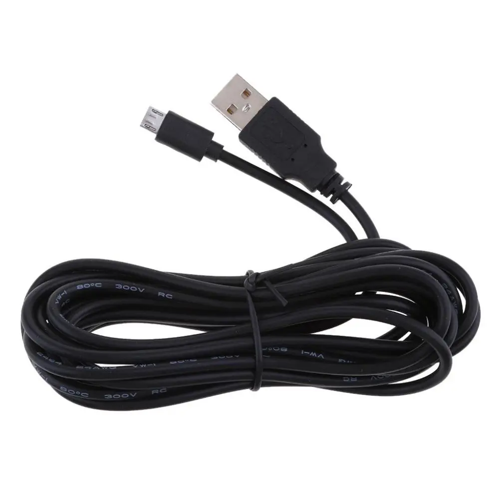 5V 2A Micro USB Charger Cable 90 Degrees Right DVR Quick