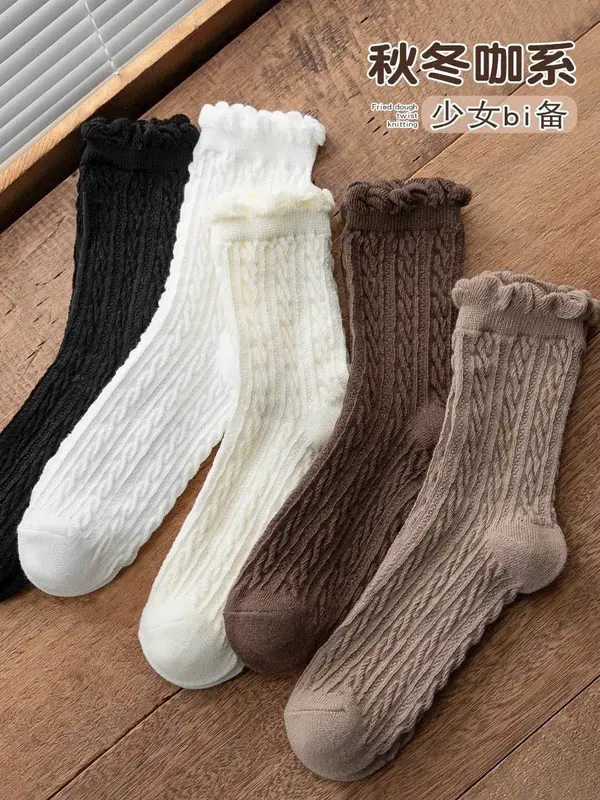 Tất chân cho bé trai bé gái - vớ đi giày cho bé- tất chân nữ - tất cổ cao tat xinh vơ trẻ 5