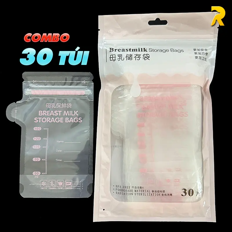 Túi Trữ Sữa 250ml, 150ml, Túi Đựng Sữa Mẹ, Túi Zip Đựng Và Bảo Quản Sữa 3