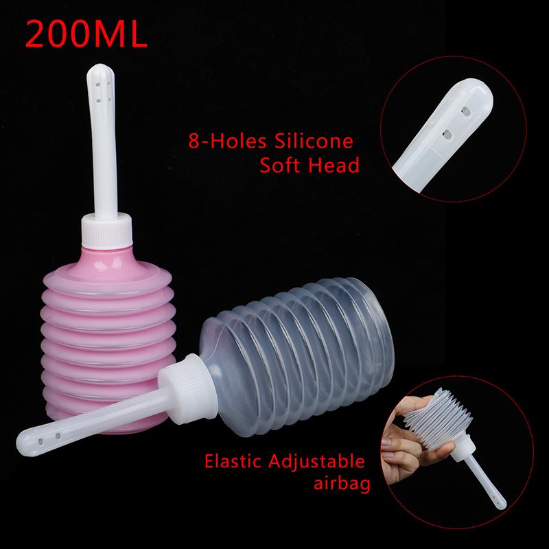 Dụng Cụ Rửa Hậu Môn Và Âm Đạo Dùng Một Lần, 200ML, 8 Lỗ, Có Thể Thu Vào, Để Làm Sạch Hậu Môn, Anus Clean 6