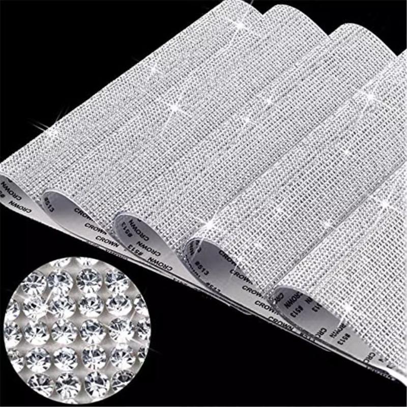 Product Introduction of Car Rhinestone Stickers, Crystal Sparkling Diamond Stickers, DIY Diamond Back Adhesive, Cross-border Self-adhesive, Hot Selling Rhinestone Accessories 16