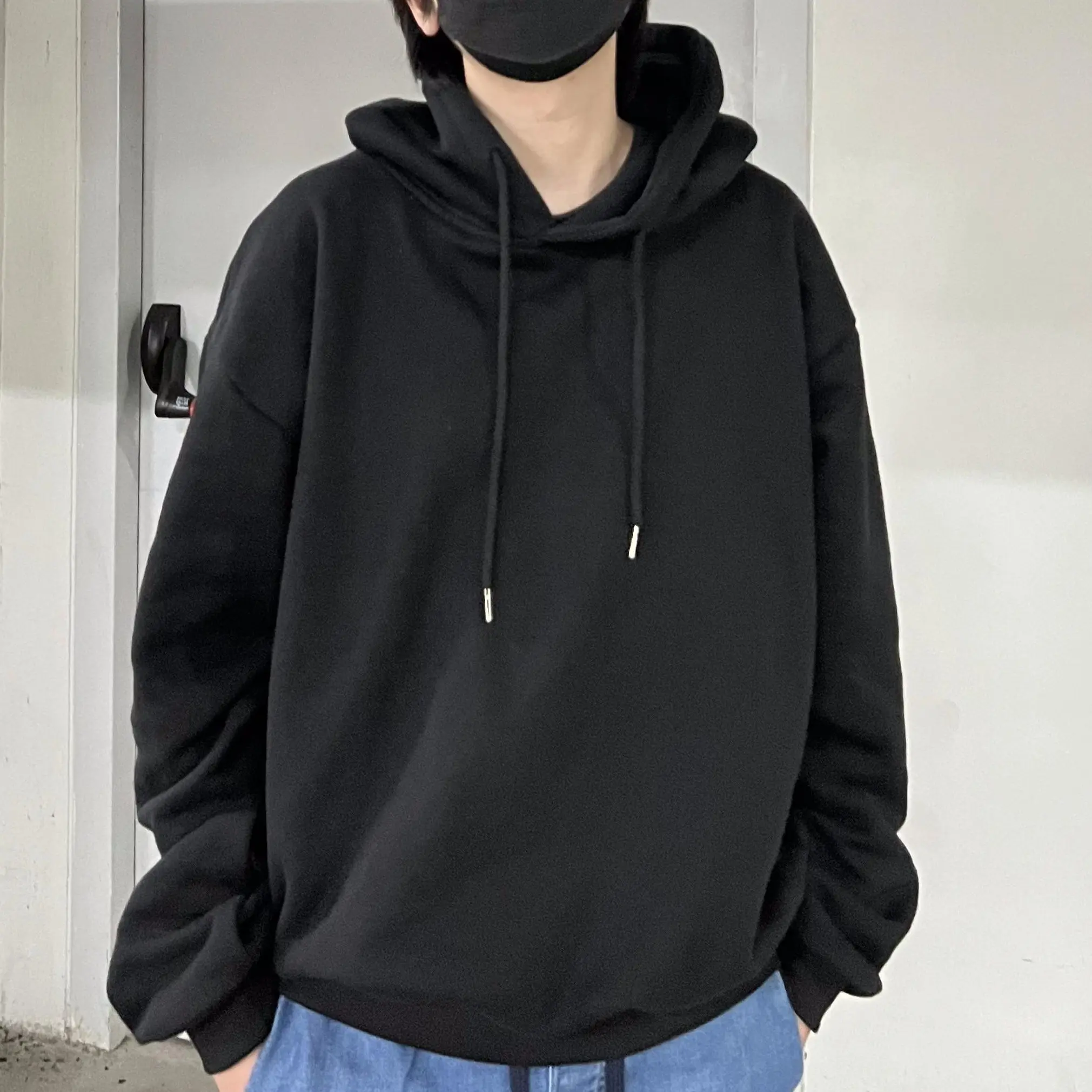 Wasleft Hoodie Oversize Allsize Fit to XXL Fleece Sweater