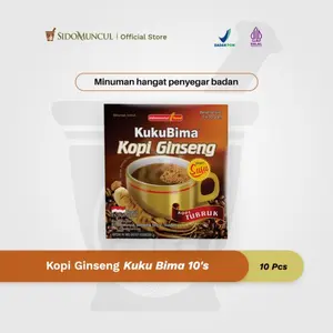 Kopi Ginseng Kuku Bima 10’s - Minuman Hangat, Menyegarkan Badan