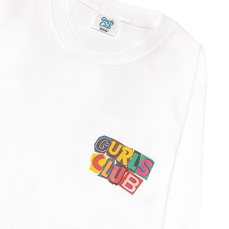 Gurls Club Long Sleeve - Playground | Katun Combed Distro Kaos Nyaman Panjang Putih Sablon Baju Tangan T-Shirt Hitam Pendek Polos Santai Rib 7