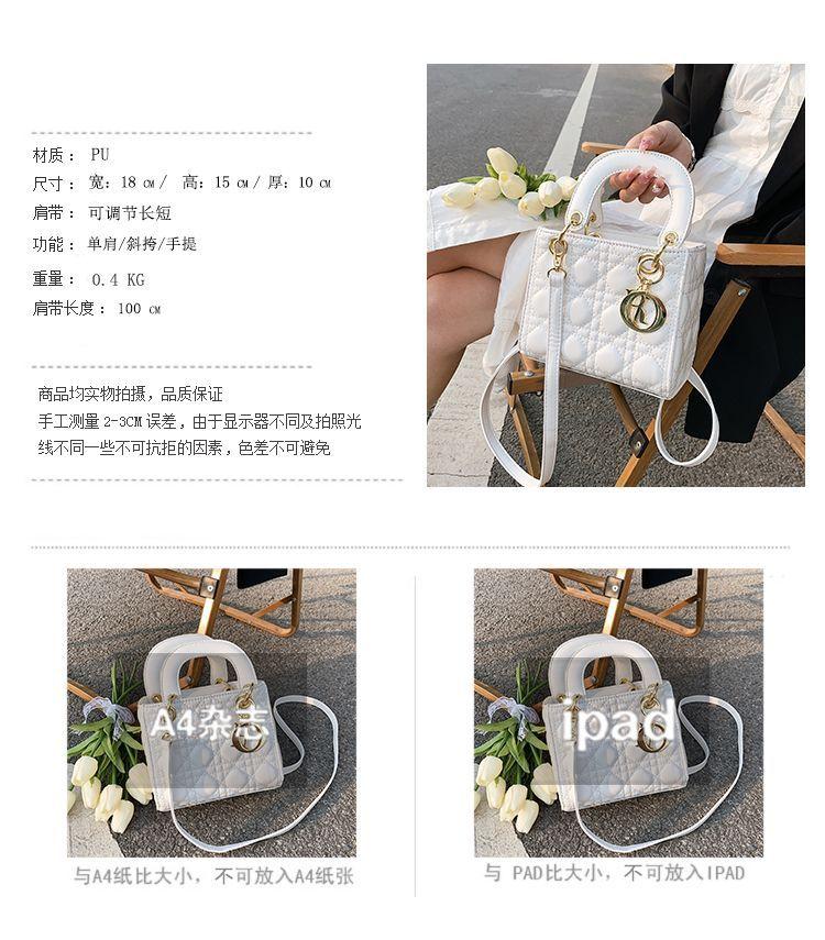 Product Introduction of Túi Diana, Cao Cấp, Thời Trang Nữ, Túi Xách Tay, Hình Thoi, Siêu Hot, Dễ Phối Đồ, Đeo Vai, Đeo Chéo, Túi Vuông Nhỏ 2024 Hàng Mới Về 1