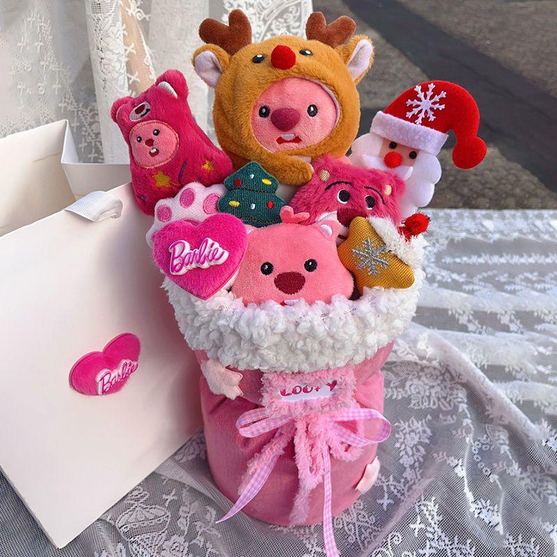 Bó Hoa Ruby Loopy, Đồ Chơi Nhồi Bông Hươu Nhỏ Dễ Thương Và Sáng Tạo, Thích Hợp Làm Quà Sinh Nhật Cho Bé Gái, Bạn Thân, Tốt Nghiệp, Giáng Sinh 7