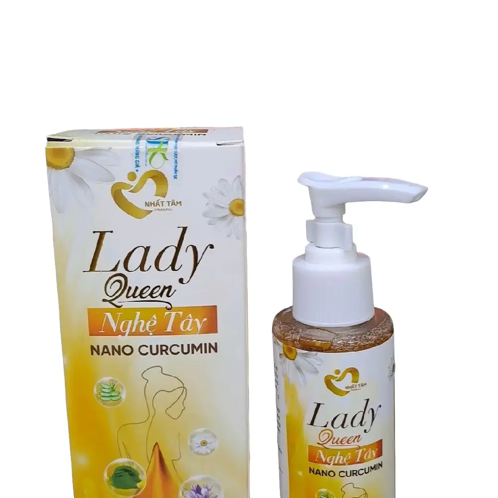 LADY QUEEN NGHỆ TÂY NANO CURCUMIN  DUNG DỊCH VỆ SINH  150ML