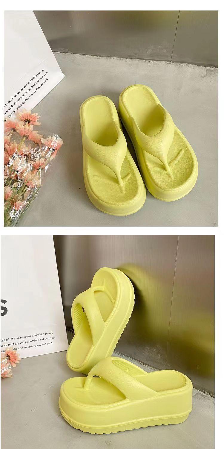 Product Introduction of Dép Xỏ Ngón Đế Dày Eva, Dành Cho Nữ, Chiều Cao Gót 6Cm, Đế Mềm Tăng Chiều Cao, Chống Trượt, Thời Trang Ins, Thích Hợp Mặc Ngoài Trời, Hàng Mới Về Mùa Hè 2024 13