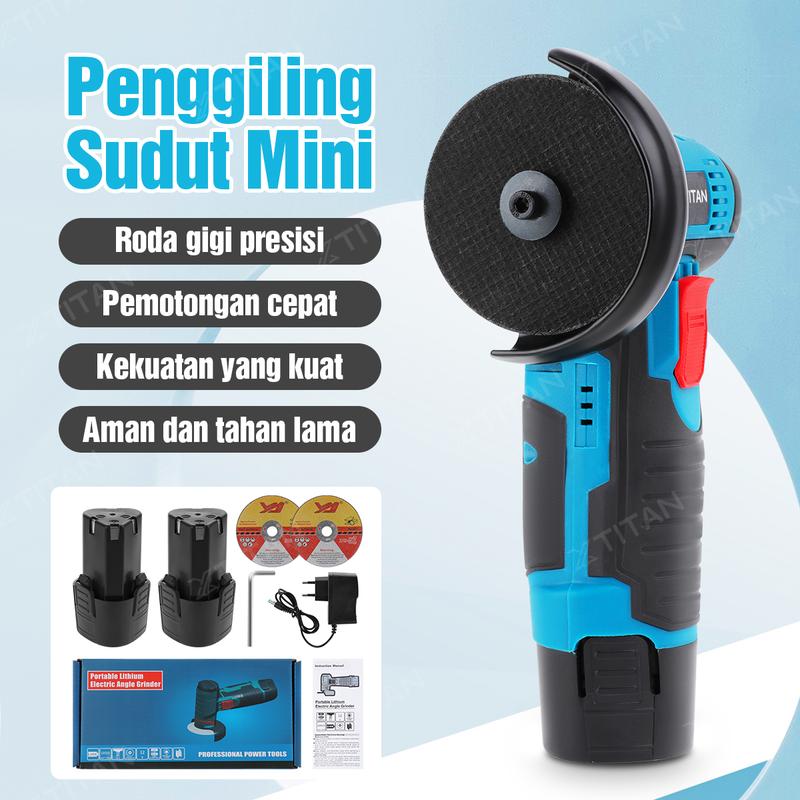 Product Introduction of DNY 12V Brushed Gerinda Sudut Mini Mesin Gerinda Tangan Alat Pemotong Alat Listrik Penggiling Sudut Nirkabel Cordless Angle Grinder 13