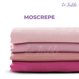 Kain Moscrepe Premium Meteran 0.5 Meter - Kain Crepe Arahan Kulot Bahan Jatuh Anti Kusut kain