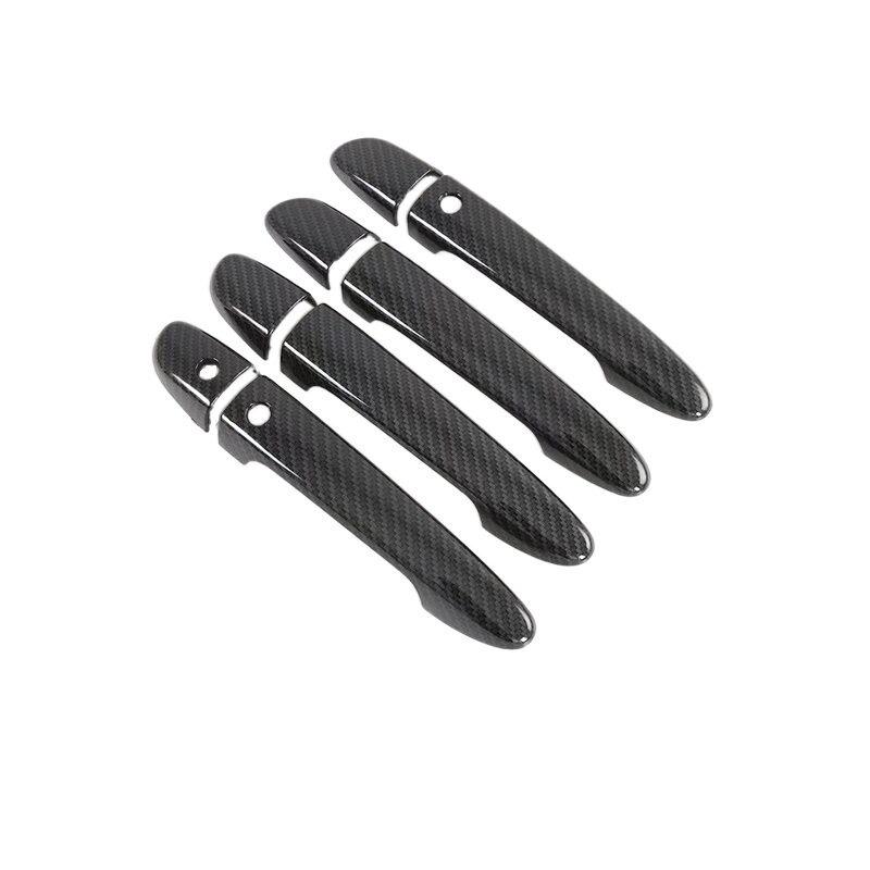 Product Introduction of 8Pcs Carbon Fiber Chrome Car Door Handle Frame Panel Cover Trim ABS Sticker Styling Accessories For Mazda 2 Demio 3 6 CX3 CX5 CX8 CX9 LHD & RHD 10