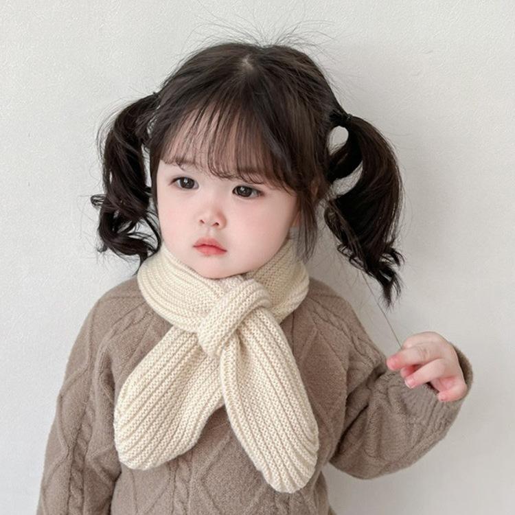 Winter Baby Scarf Soft Warm Knitted Kids Scarves for Girls Boys Candy Children Scarfs Toddler Neck Warmer Infant Acccessories 1