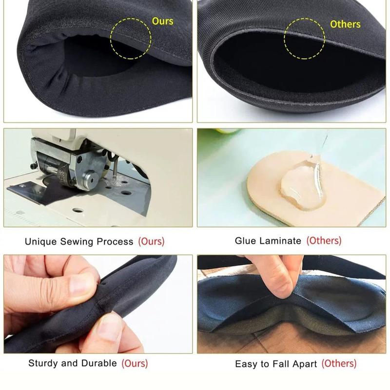 Blockout Light 3D Contoured Blindfold, 1 Count Adjustable Reusable Sleep Eye Mask For Men And Women 6