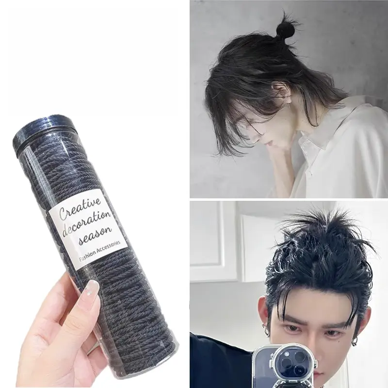 Dây Buộc Tóc, Dây Buộc Tóc Dây Cao Su Nam, Búi Tóc Tóc Đuôi Ngựa Cao, Dây Buộc Tóc Bé Trai, Dây Cao Su Tóc, Dành Cho Nam Giới, Hình Đầu Chiến Binh