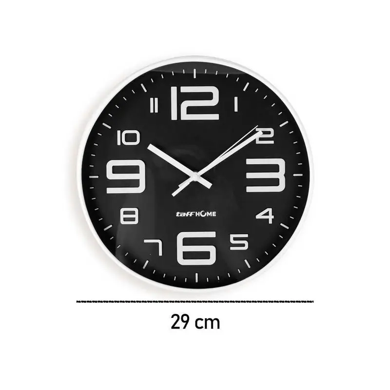 Jam Dinding Bulat Keren  Quartz Creative Design Modern Tipe Baterai 1x AA Taffhome 4