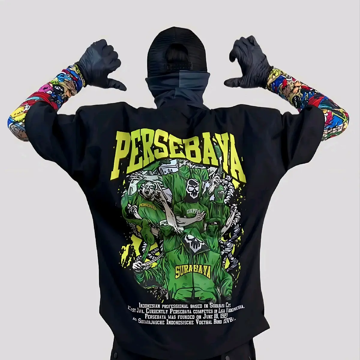 Kaos Persebaya versi supporter Bonex