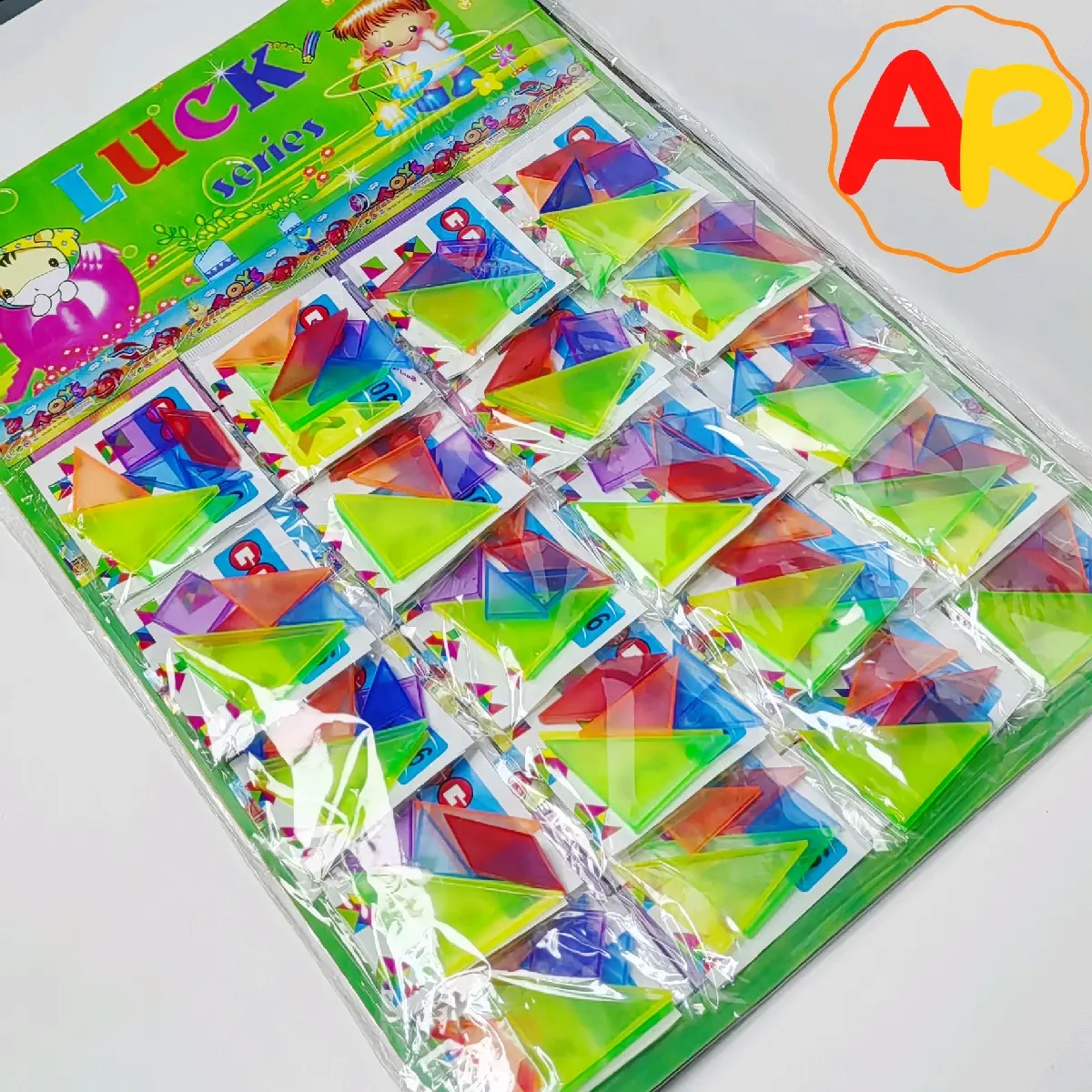 Plastic puzzle tangram 20 pcs/ Wholesale Paninda / Lootbag Fillers / Giveaway