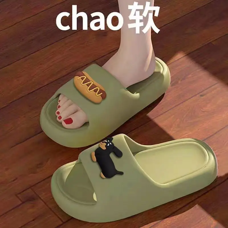 Dép Bán Buôn Cho Nữ, Thích Hợp Cho Mùa Hè, Thiết Kế Dễ Thương Của Instagram, Trang Trí Nhà Cửa, Cảm Giác Bước Vào Phân Và Chống Trượt, Lý Tưởng Để Mặc Bên Ngoài. Dép Lê, Nổi Tiếng Trên Internet, Để Đi