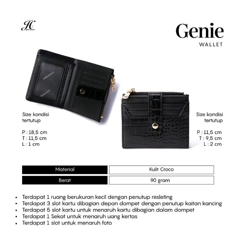 Genie Wallet Jims Honey Dompet Wanita 1