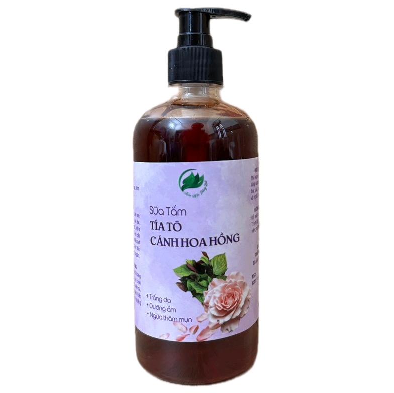 (Mua 1 tặng 1) Sữa tắm tía tô cánh hồng- 500ml sữa tắm  verites