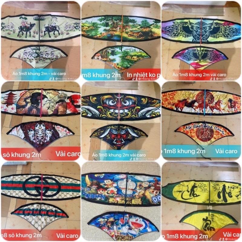 Áo diều lắp ghép mẫu vừa khung 2m HOT Phụ kiện diều sáo