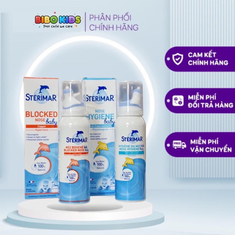 Xịt Mũi cá heo Sterimar 100ml Xuất Xứ Pháp Cho Bé