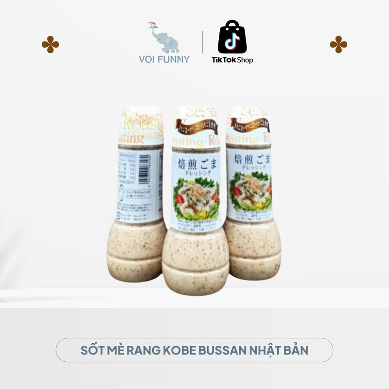  Sốt Salad Mè Rang Kobe Bussan Chai 300ml Nhật Bản 