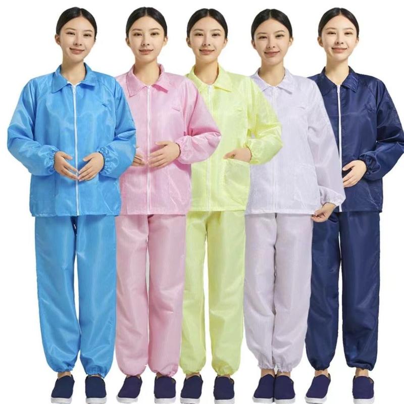 Product Introduction of Áo khoác chống bụi Bảo Hộ Lao Động chống tĩnh điện, Quần áo không tĩnh điện, Thích hợp cho nhà máy điện tử, Bộ đồ chống tĩnh điện, Bộ đồ phòng sạch hai mảnh, Năm 2025 6