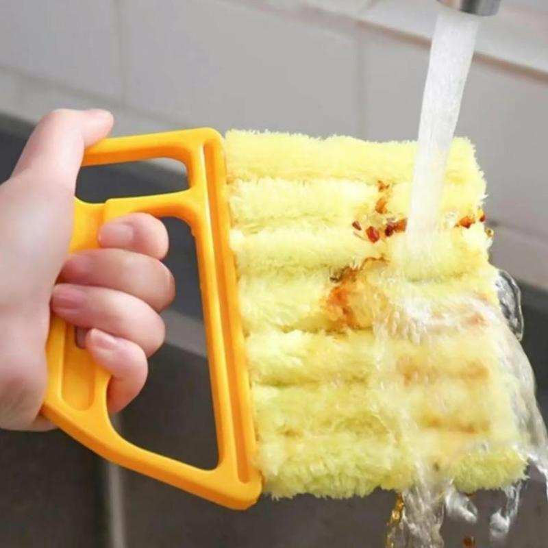 Product Introduction of Window Blind Cleaning Brush, Handheld Plastic Window Blind Cleaner, Car Accessories Blind Cleaner Duster, Air Vent Cleaning Tool, Household Cleaning Supplies 2