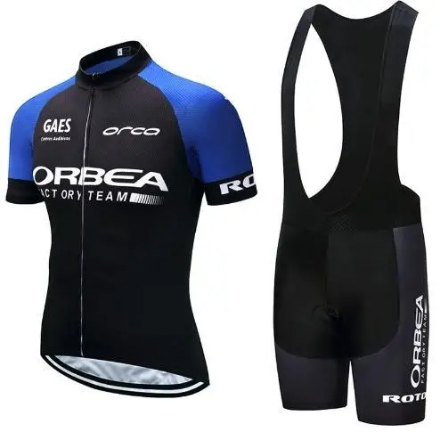 Orbea Outdoor Sports Mountain Bike Road Bike Riding Top Pants Breathable Quick-Drying Wicking Short Sleeve Top for Cycling Suit Cycling Fixture High Elastic Pants Shock Absorption Cushion