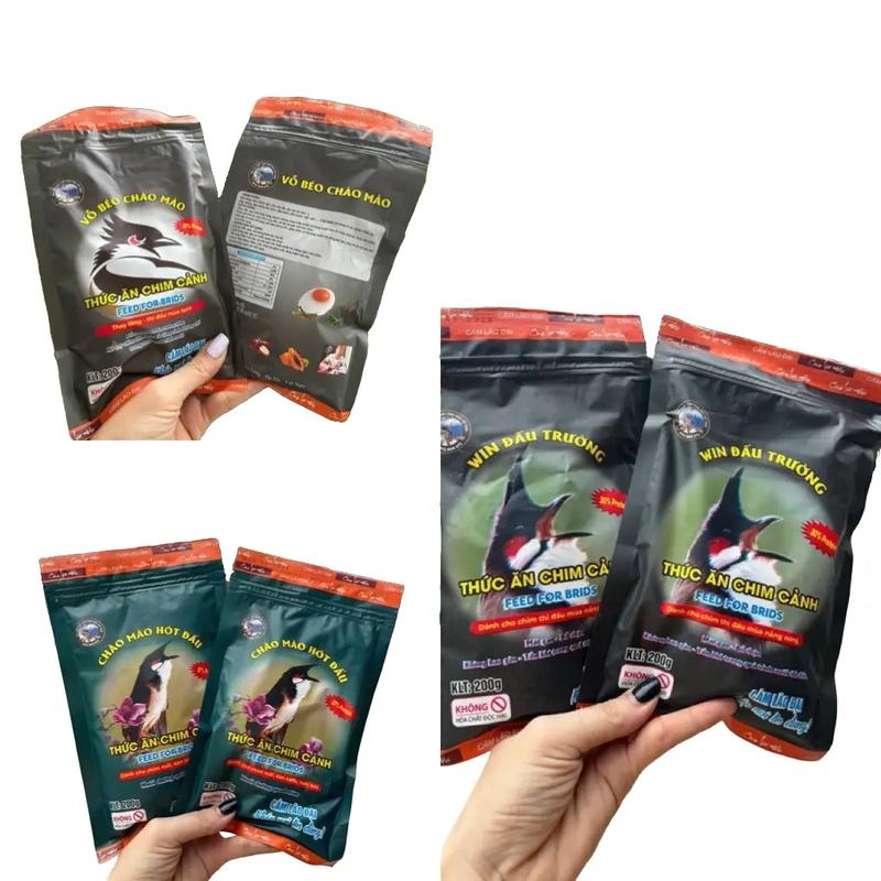 Thức ăn chim cảnh chào mào cám chim lão đại vỗ béo thay lông hót đấu win đấu trường gói 200g