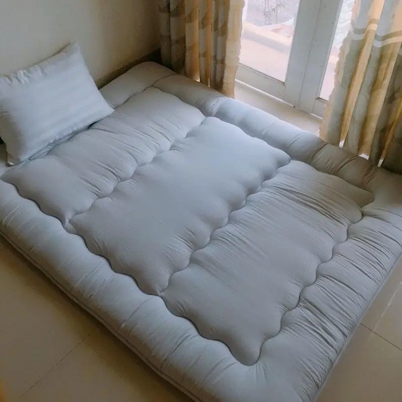 Nệm topper tấm làm mềm đệm cotton Hàn quốc phong cách khách sạn nhiều mẫu 2