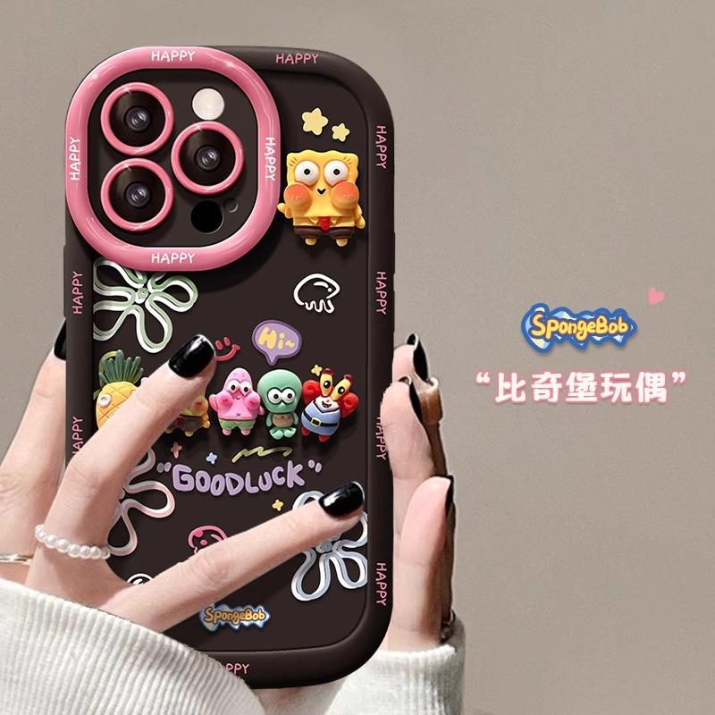 Búp Bê Em Bé Bọt Biển, Năm 2025, Dành Cho Ốp Điện Thoại Apple 16promax, Iphone14plus Và 15 / 13mini, Cảm Giác Như Da 3