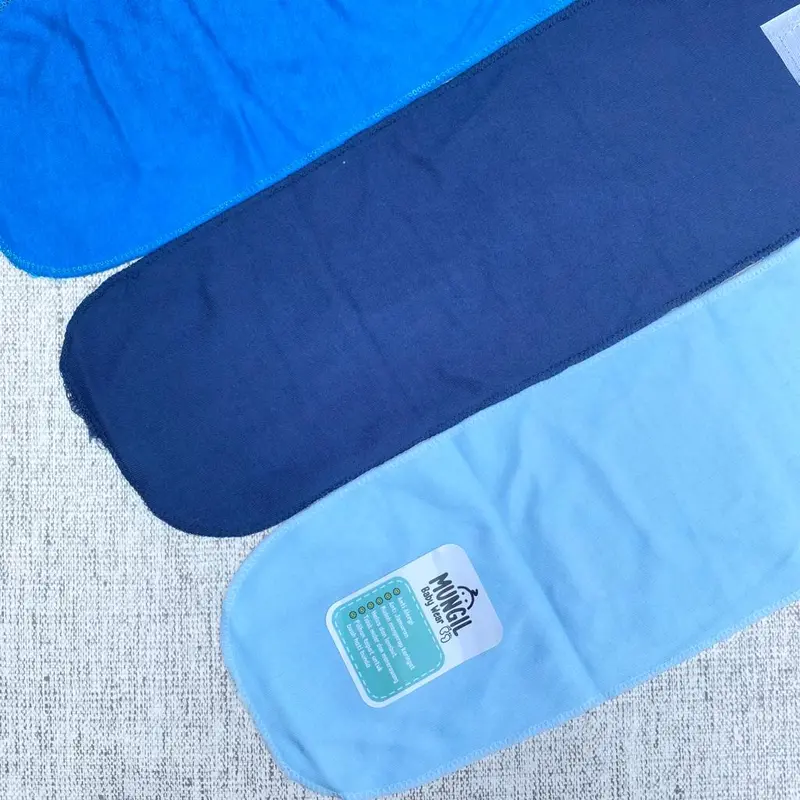 6 PCS Gurita bayi baru lahir series biru polos NEWBORN Mungil Baby Wear 1