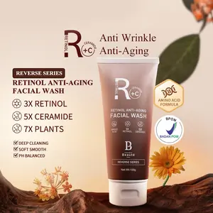 Facial Wash Retinol Anti Aging Reverse Series Premiere Beaute Facial Foam Pembersih Wajah Anti Aging