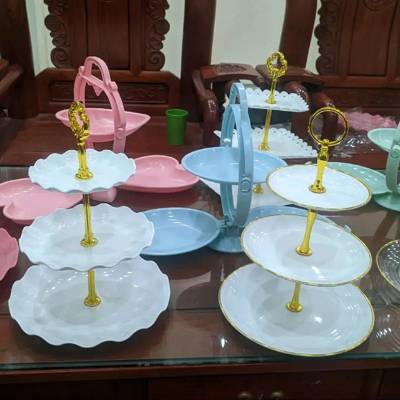 Khay kẹo 3 tầng 6