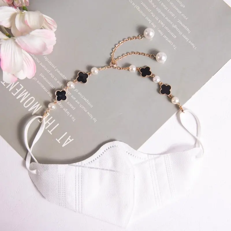 TALI MASKER HEADLOOP EXTENDER / STRAP MASKER / KONEKTOR HIJAB FASHION KOREA / RANTAI MASKER MEWAH Elegant