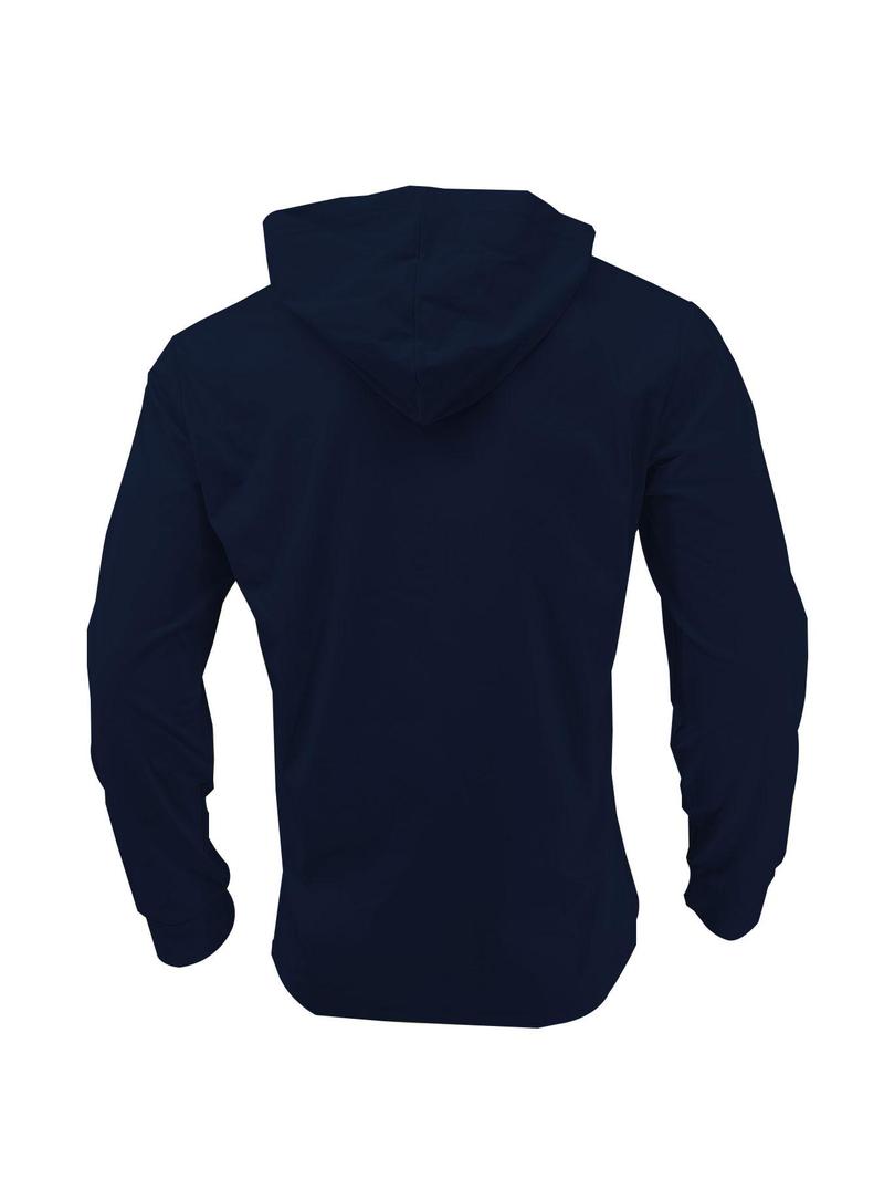 Product Introduction of Men's Solid Color Drawstring Button Front Hoodie, Regular Fit Casual Long Sleeve Drop Shoulder Hooded Sweatshirt for Spring & Fall, Fashion Men's Clothes for Daily Wear 8