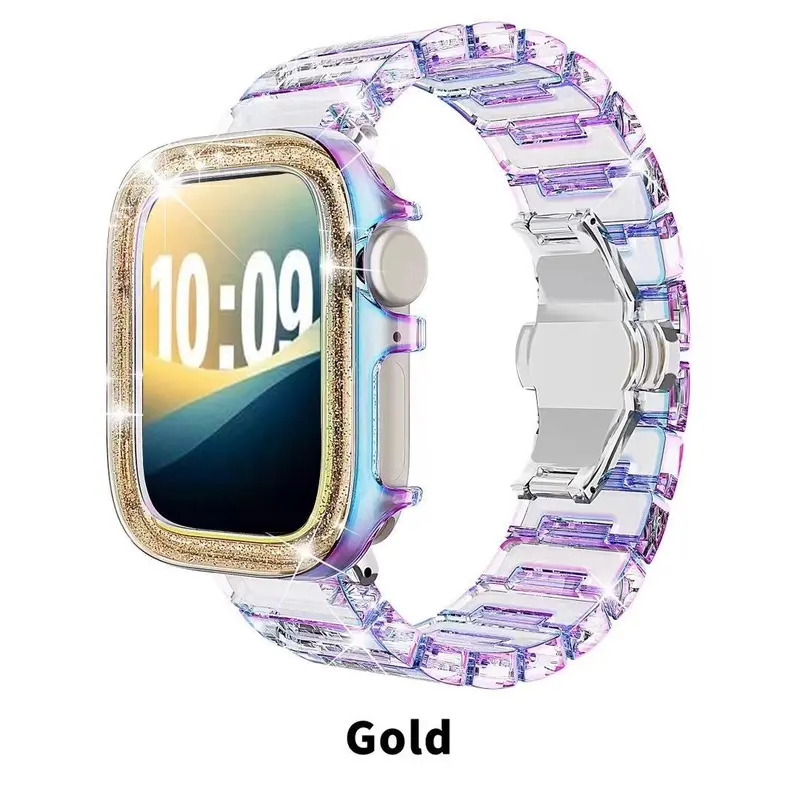 Rhinestone Decor Watch Case, 1 Count Fashionable Watch Protective Cover, Smart Watch Protective Accessories Compatible with Apple Watch S10 46mm 42mm 6