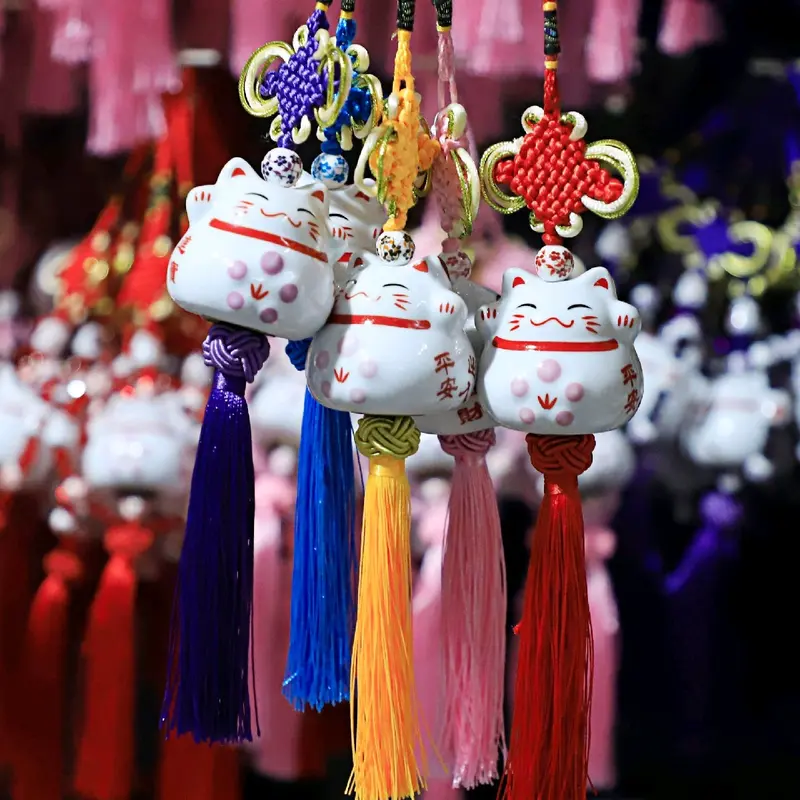 Car Pendant Lucky Cat / Gantungan Spion Kaca Mobil Kucing Hoki 2