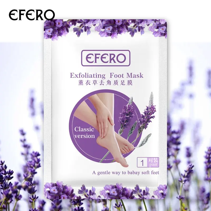 Efero Foot Mask Masker Kaki Perawatan kaki Tumit Pecah dan Kering Pengelupas Kulit Mati 0