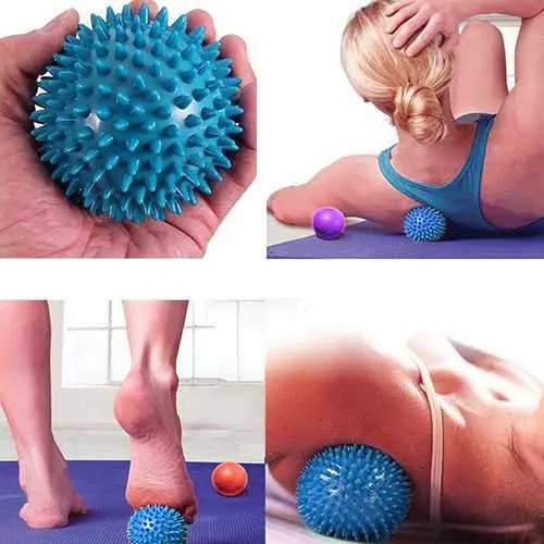 Bola Pijat PVC Spiky Massage Ball Sport Fitness 7cm - HA681