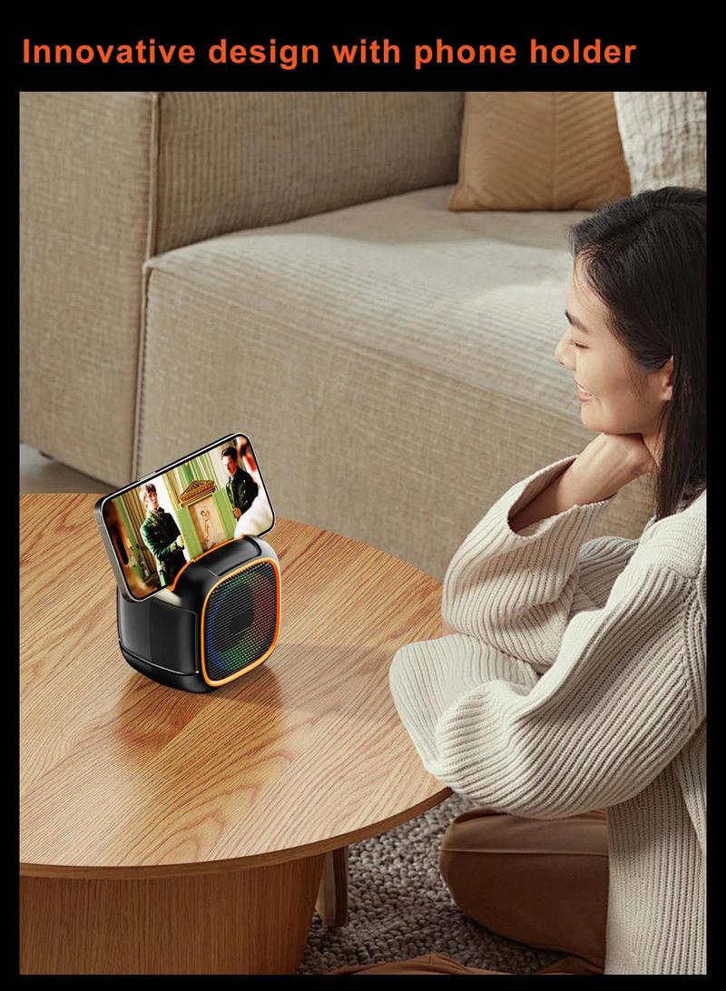Product Introduction of Portable Mini Speaker Caixa De Som Bluetooth SY-307 with RGB Light Support Hands-free Call USB Drive TF Card AUX FM Radio TWS 7